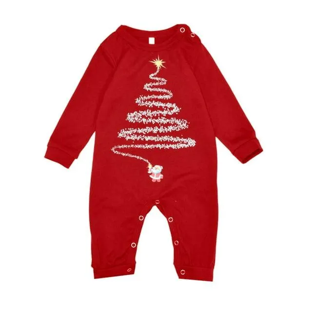 Ensemble de Pyjamas Assortis pour Famille pour Fête de Noël Automne Hiver - Tenues Parent et Enfant Idéales pour Réunions de Famille
