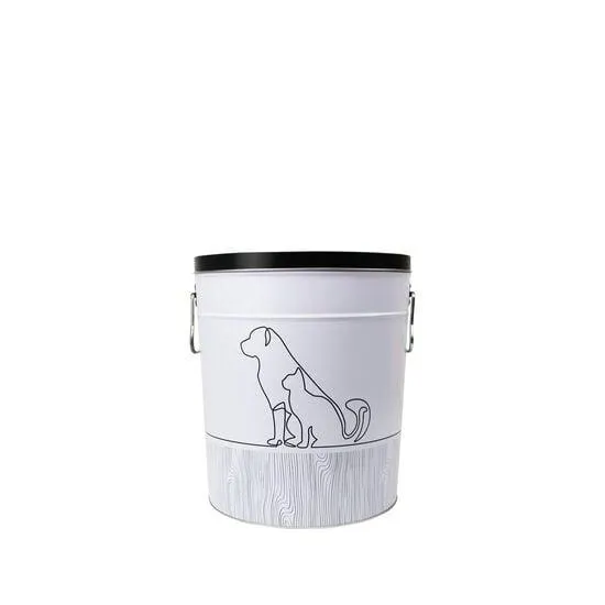 Contenant à nourriture en métal, L