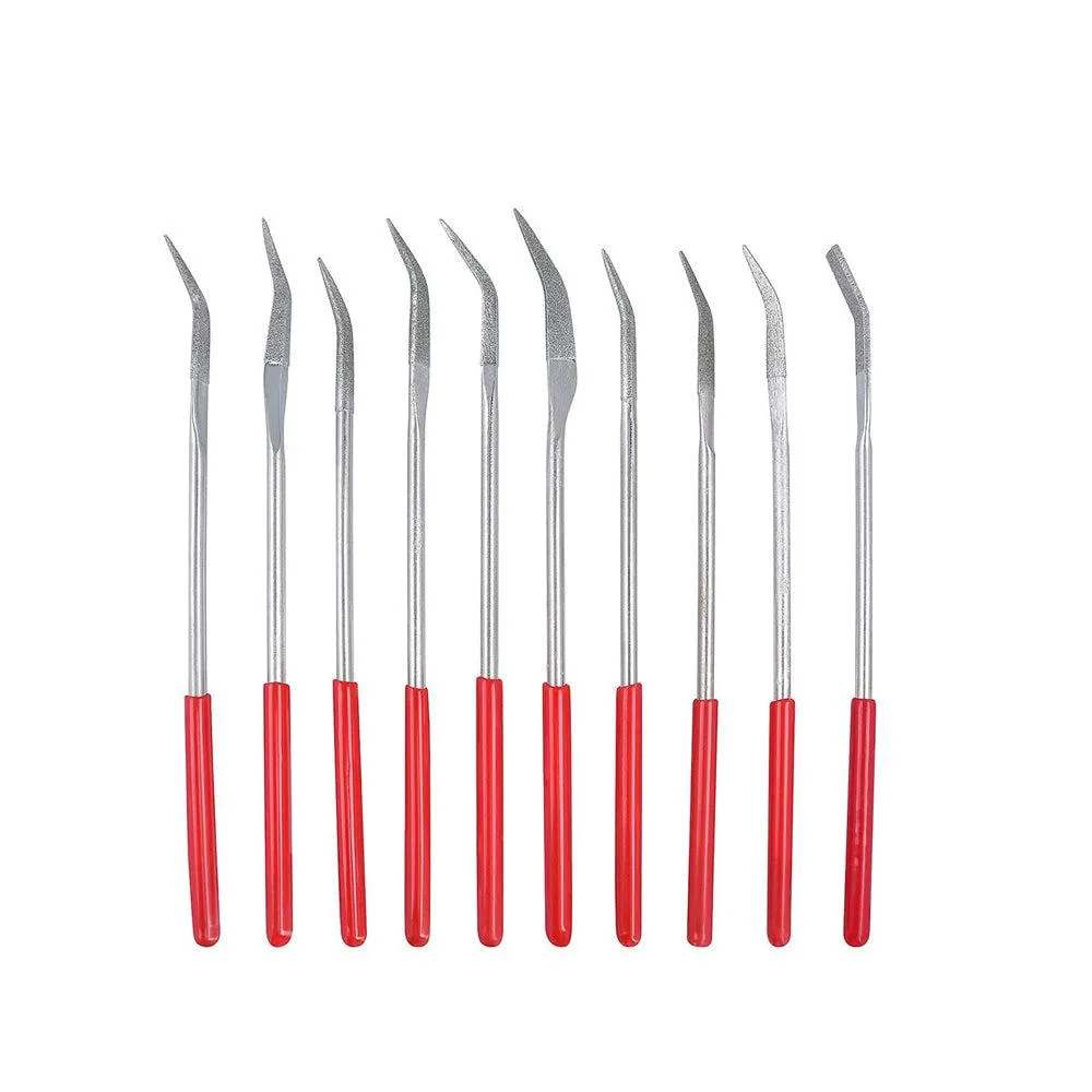 10-piece Diamond Coated Riffler Files Set