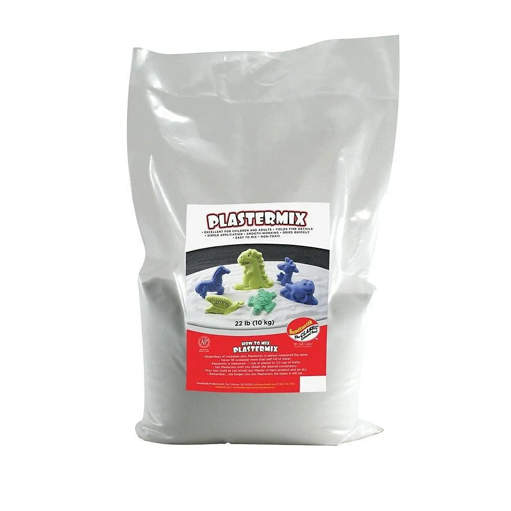 SandtastikMD – Matériel de moulage Plaster of Paris Plastermix, 22 lb, blanc arctique