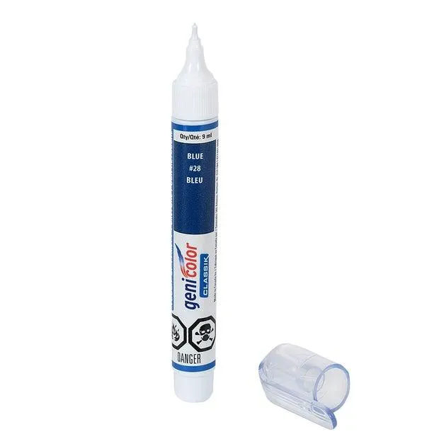 Stylo de retouches pour automobiles Genicolor 9 ml bleu #28
