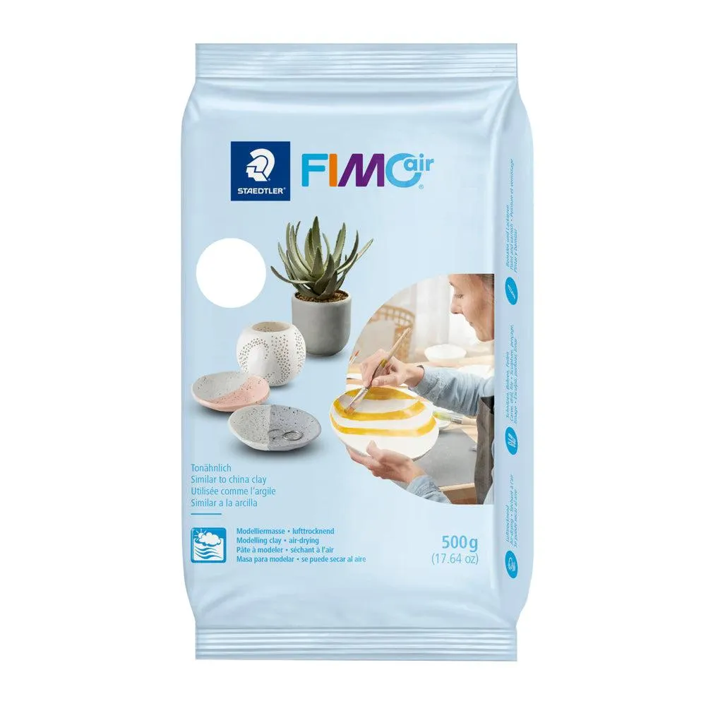 Staedtler - Pâte à modeler FIMO séchant à l'air - 500 g - Blanc