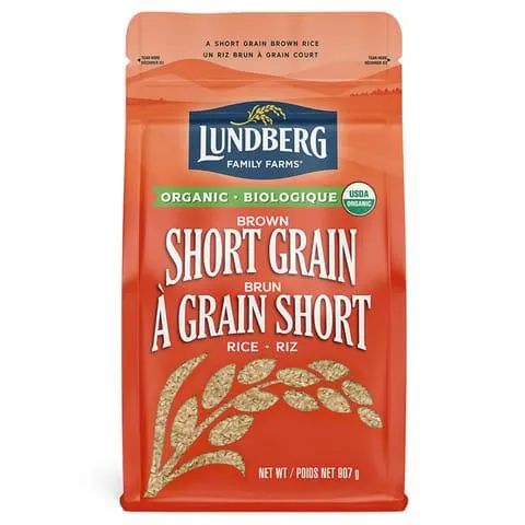 Riz brun biologique - À grain court