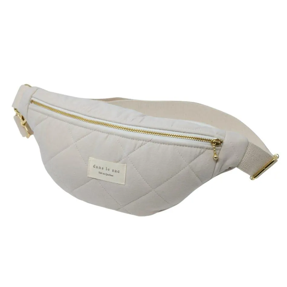 Sac Banane Matelassé - Crème