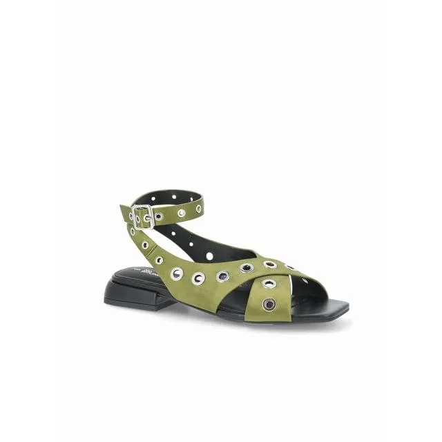 No Boundaries Strappy Grommet Sandals, Women's