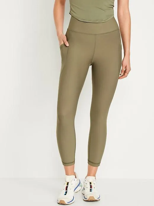 High-Waisted PowerSoft Crop Leggings