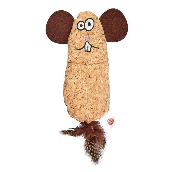 Jouet Corkies à câliner et griffer avec herbe à chat