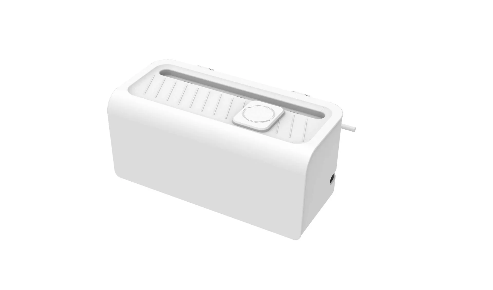 Barre d'alimentation à 5 prises avec limiteur de surtension et 1 port USB avec étui NOMA, 980 joules, cordon de 6 pi, blanc