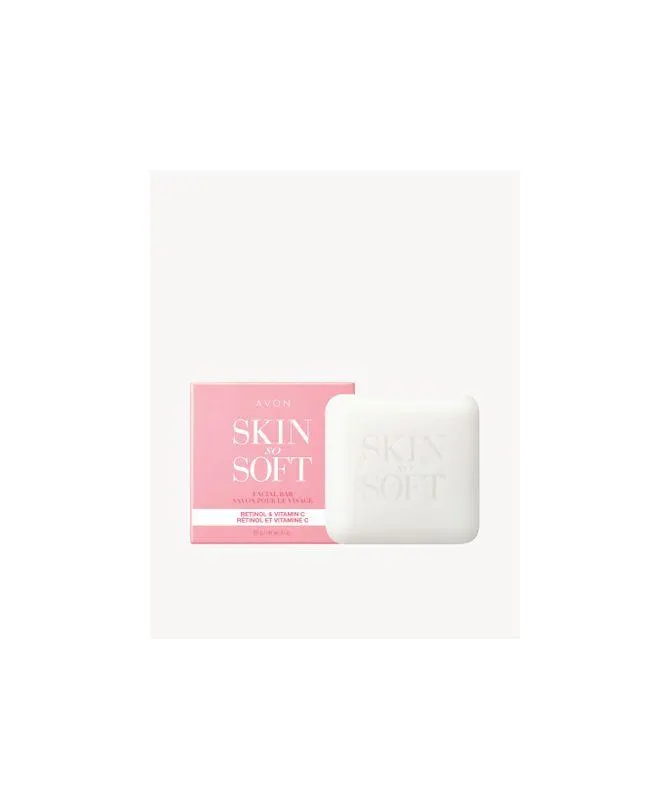 Savon pour le visage rétinol et vitamine C Avon Skin So Soft | Avon 