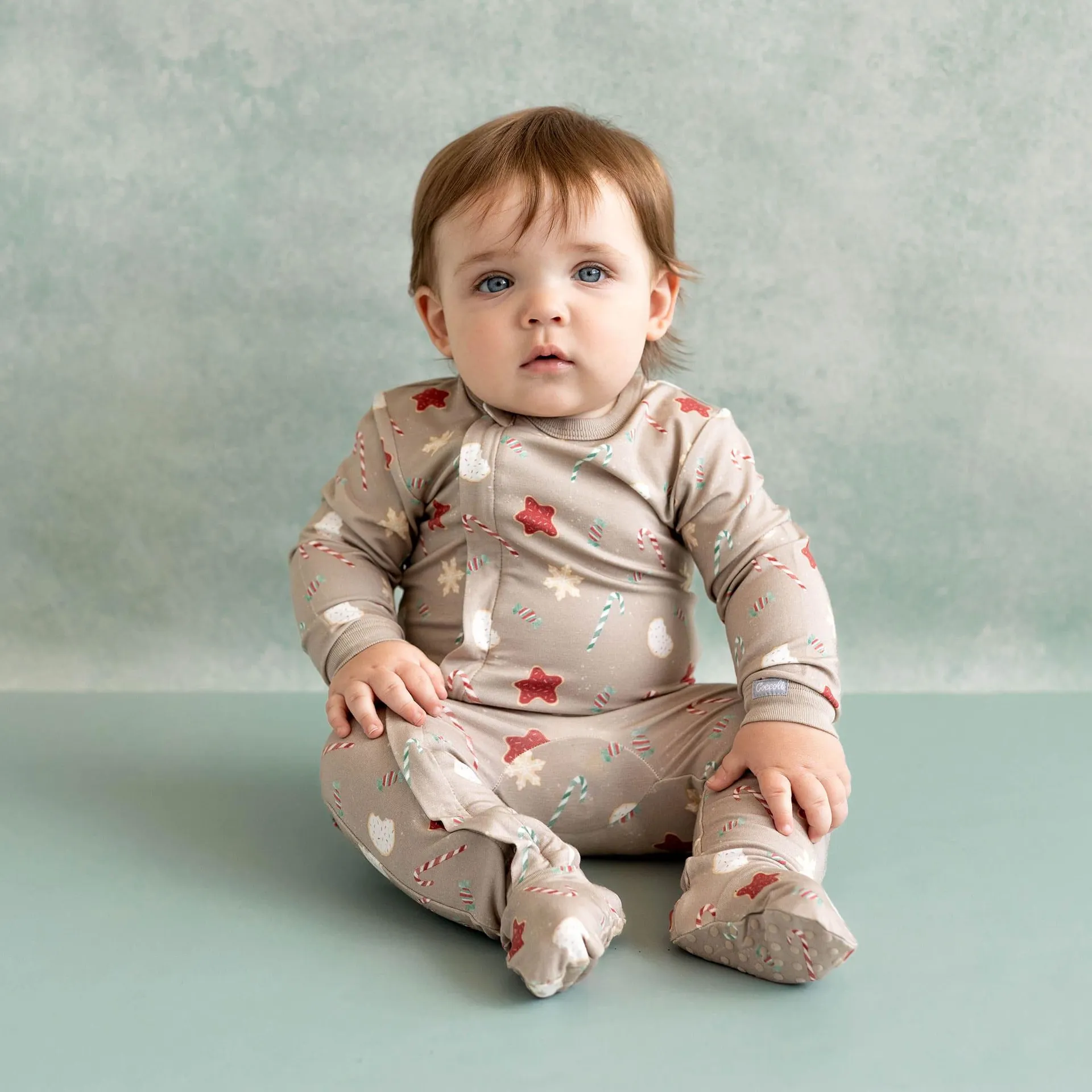 Candy Canes Pajamas 1-18m