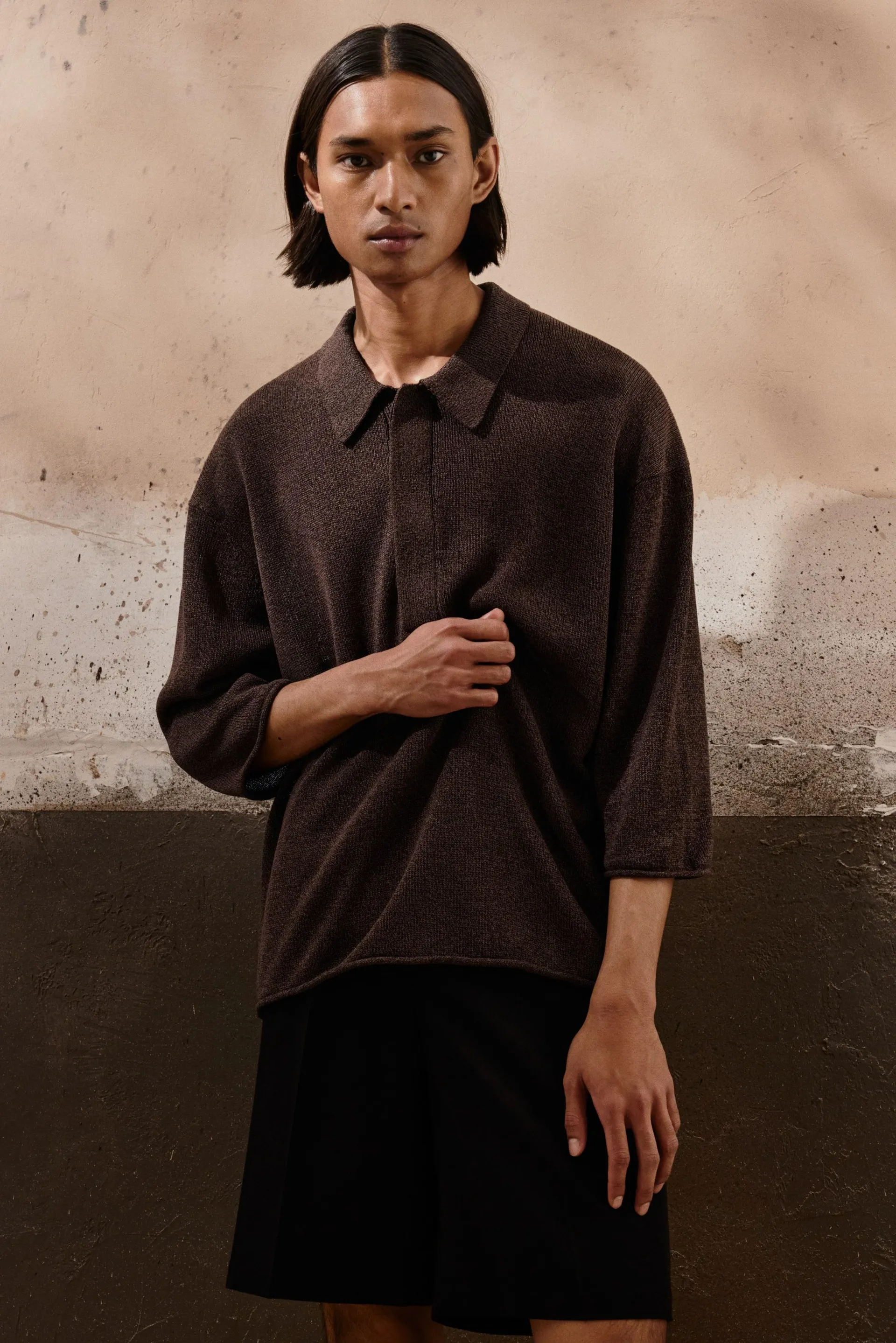 Polo vaporeux coupe ample