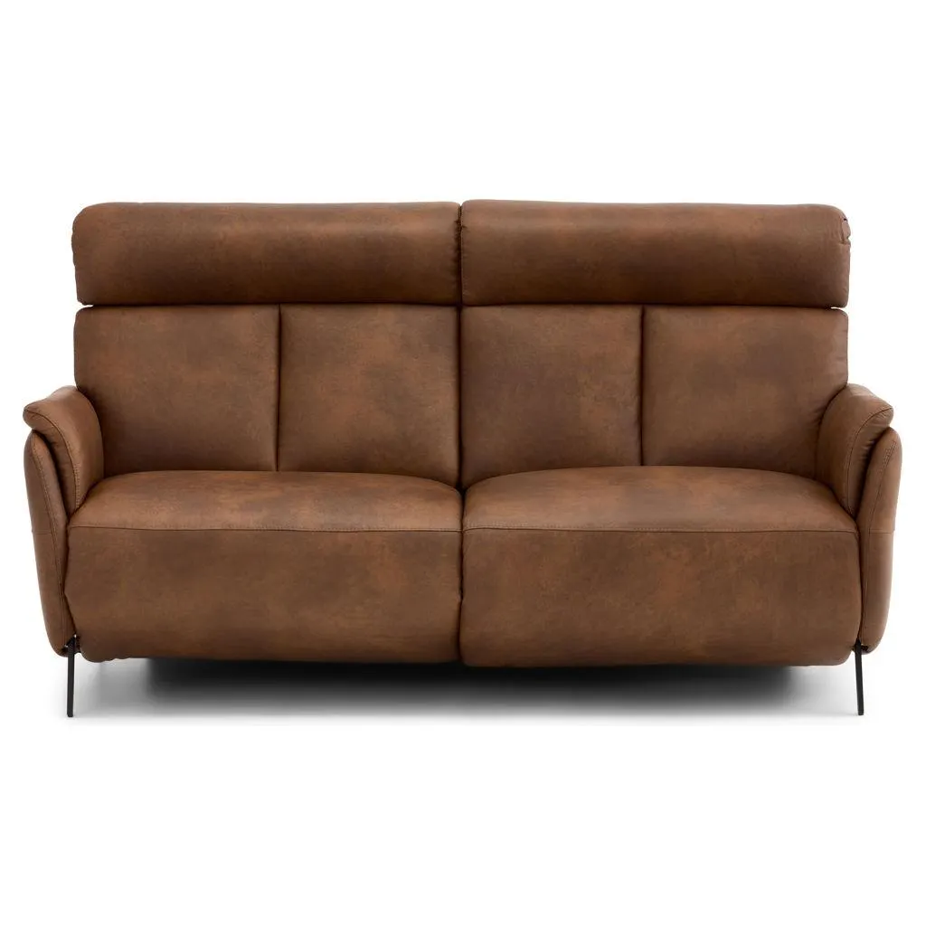 Sofa condo inclinable motorisé en cuir avec appuis-tête ajustables -...