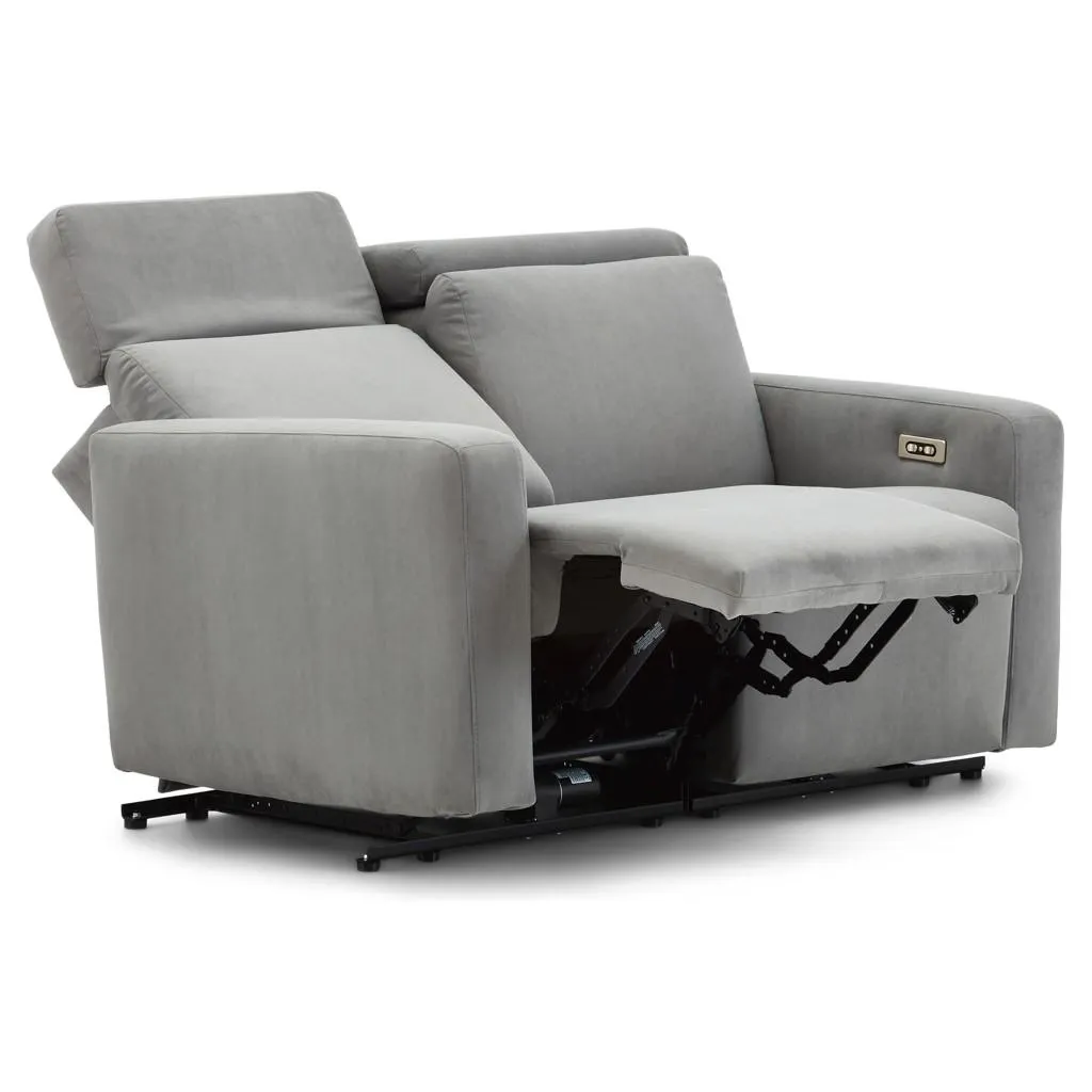 Causeuse inclinable motorisée en tissu - Patty