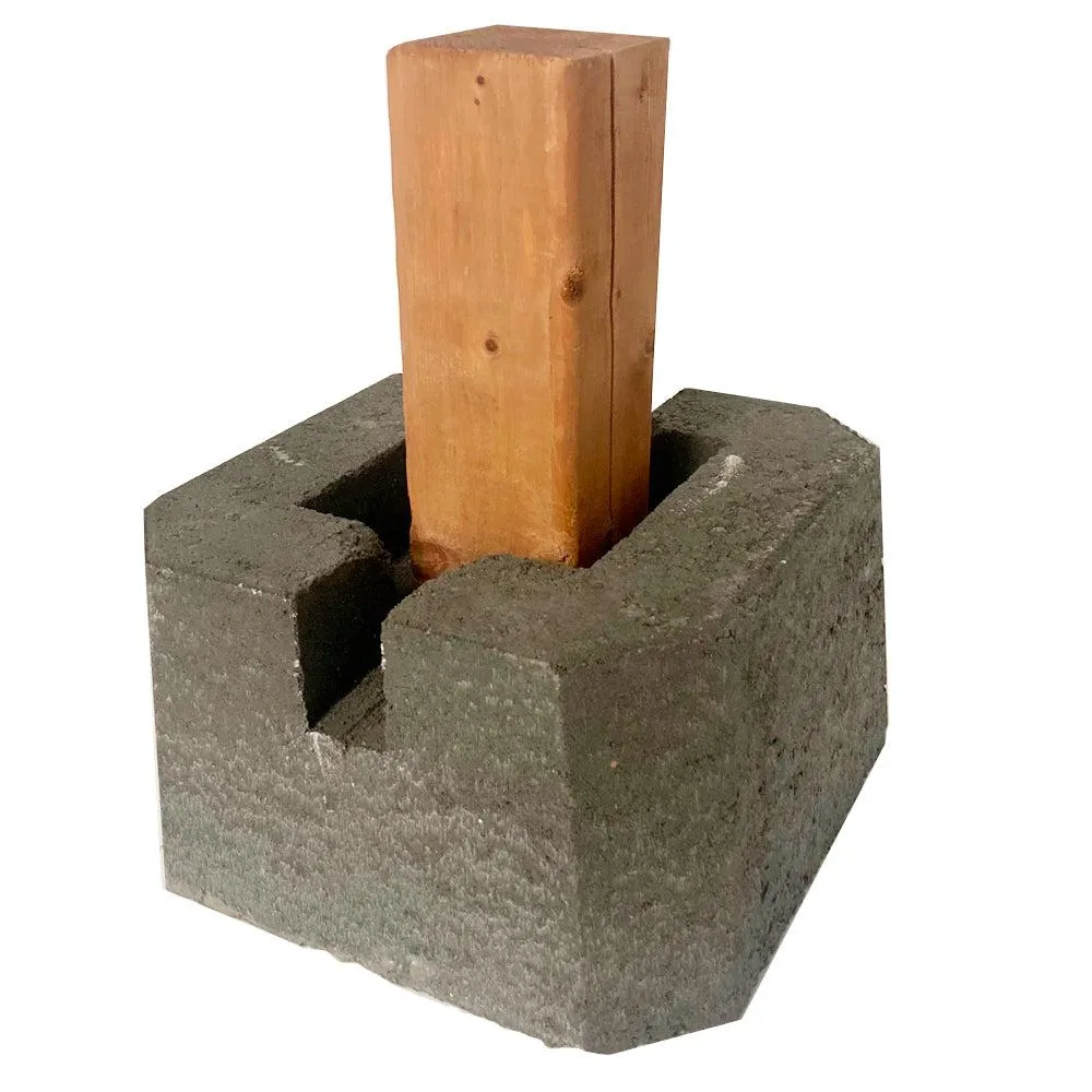 DUO-BLOC Deck Foundation - 4" X 4" and 6" X 6"