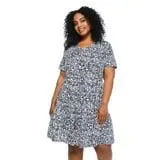 Robe t-shirt étagée George Plus pour femmes Tailles 1X-4X