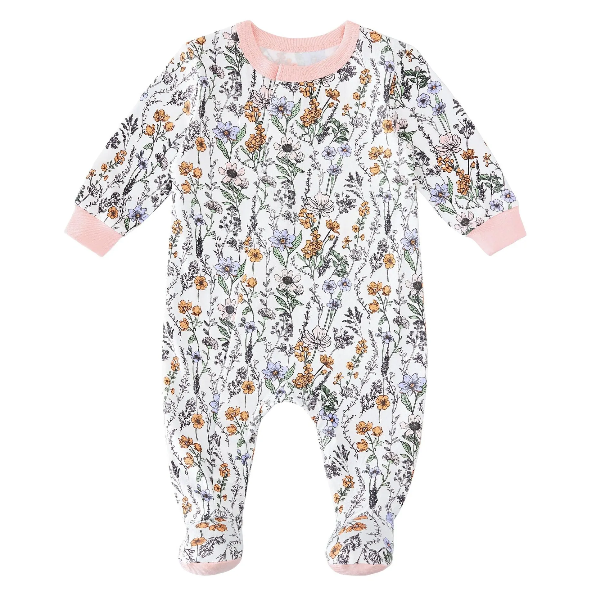 Flowers Magnetic Pajamas P-18m