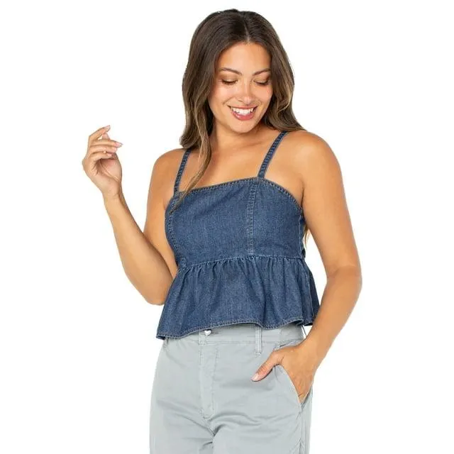 Celebrity Pink Juniors Sleeveless Peplum Top