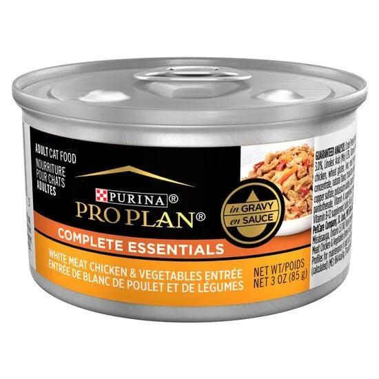 Entrée de blanc de poulet et de légumes « Complete Essentials » pour chats adultes, 85 g