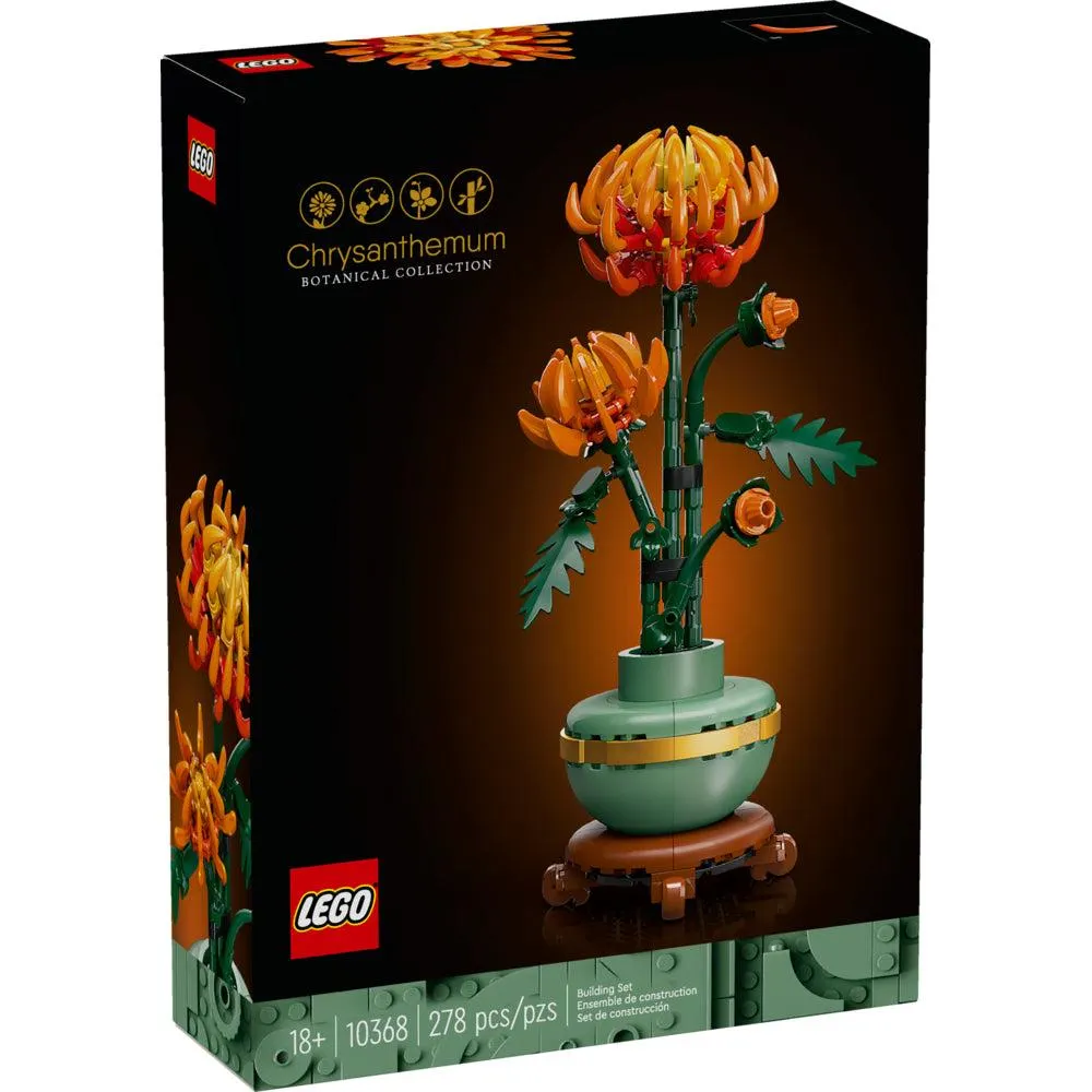 LEGO - Creator Botanicals Icons Chrysanthème - 278 pièces