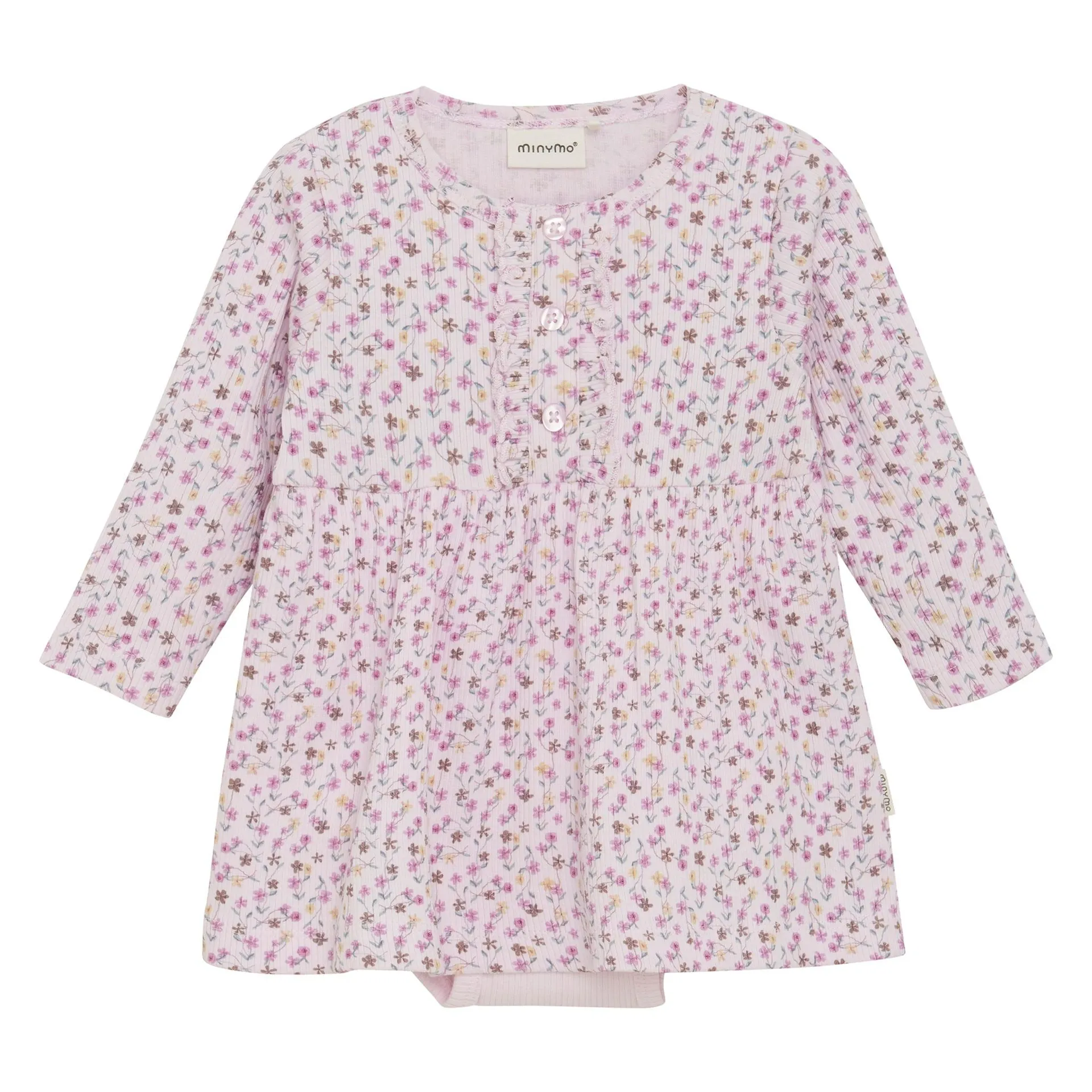 Flower Rib Dress 1-18m