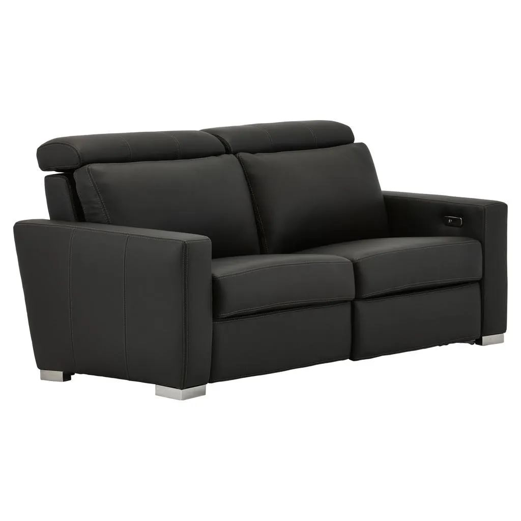 Sofa condo inclinable motorisé en cuir