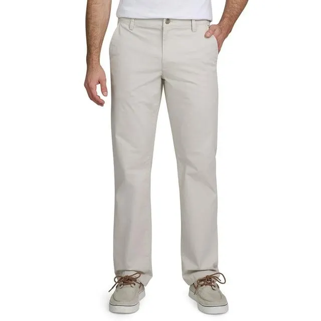Chaps Men's & Big Men's Seacoast Wash Flex Twill Chino Pants, Waist Sizes 30-42