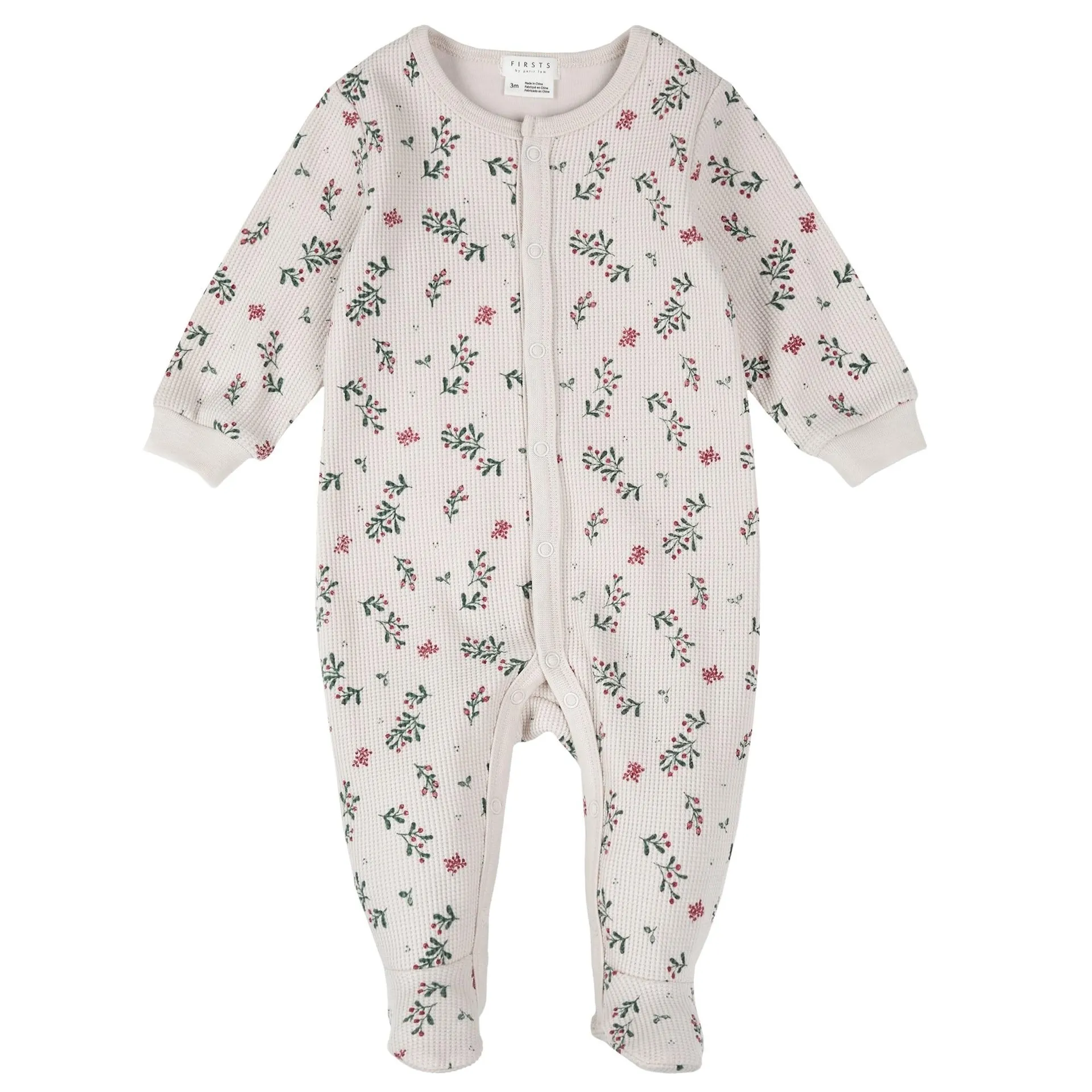 Berries Thermal Pajamas 0-12m