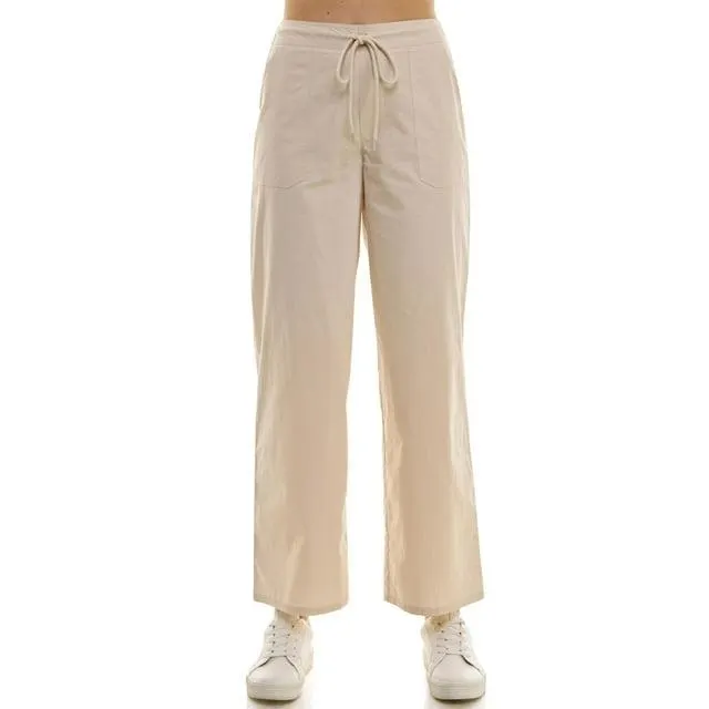 Derek Heart High-rise Wide Leg Pants, Gray Morn, Large