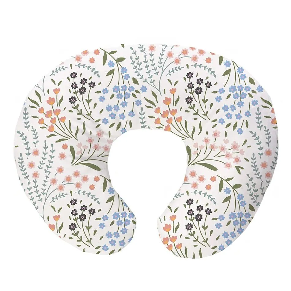 Coussin d'Allaitement - Fleurs Colorées