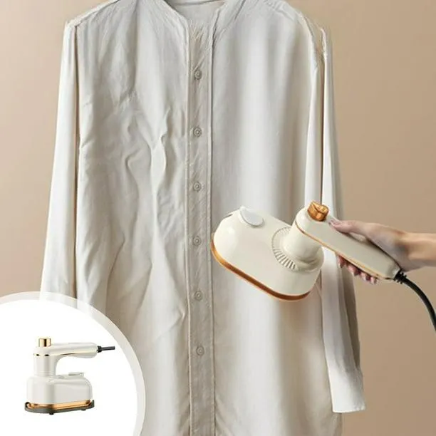 Vadktai Travel Steamer Iron , Machine à Repasser Portable, Petit Défroisseur Portable de Voyage, Défroisseur de Voyage pour Dortoir Universitaire Essentiels pour la Maison pour Vêtements