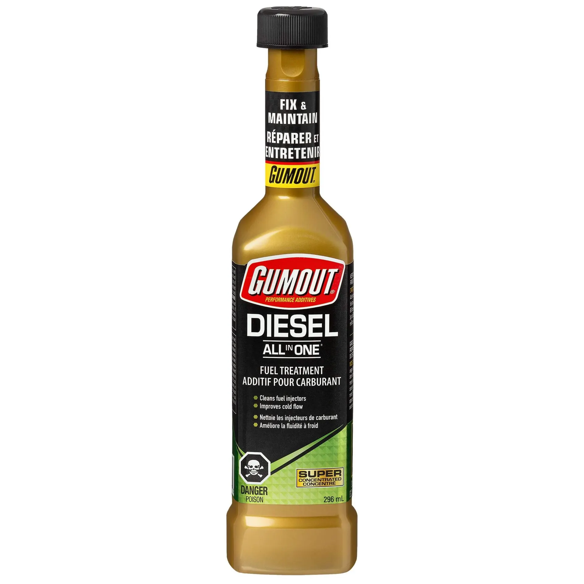 Nettoyant complet pour système d'alimentation Gumout Diesel All-in-One, 296 mL