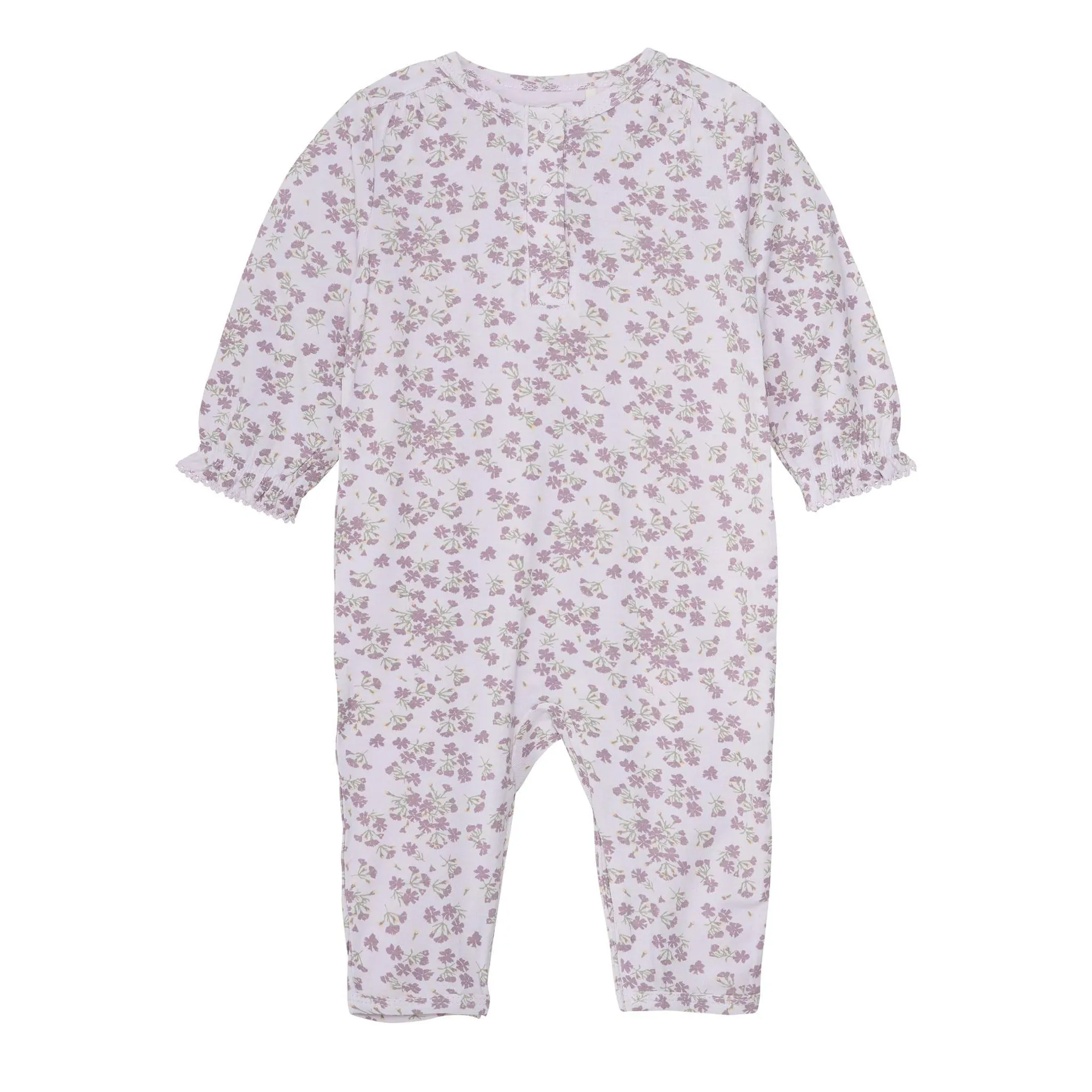 Flower Print Romper Newborn-24m