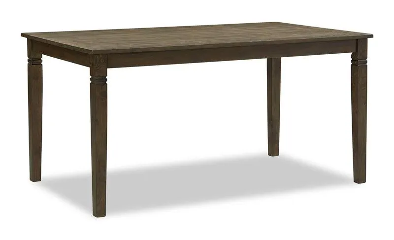 Table de salle à manger Devon de 60 po (L) en bois - brun foncé