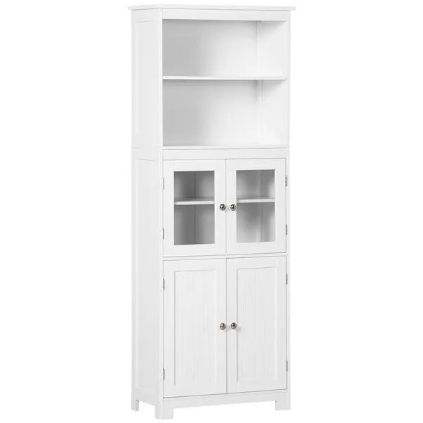 Armoire de rangement en composite par HOMCOM, blanc
