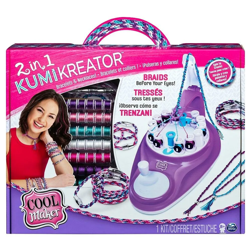 Cool Maker – Créateur de bracelets et colliers Kumi Kreator 2-en-1