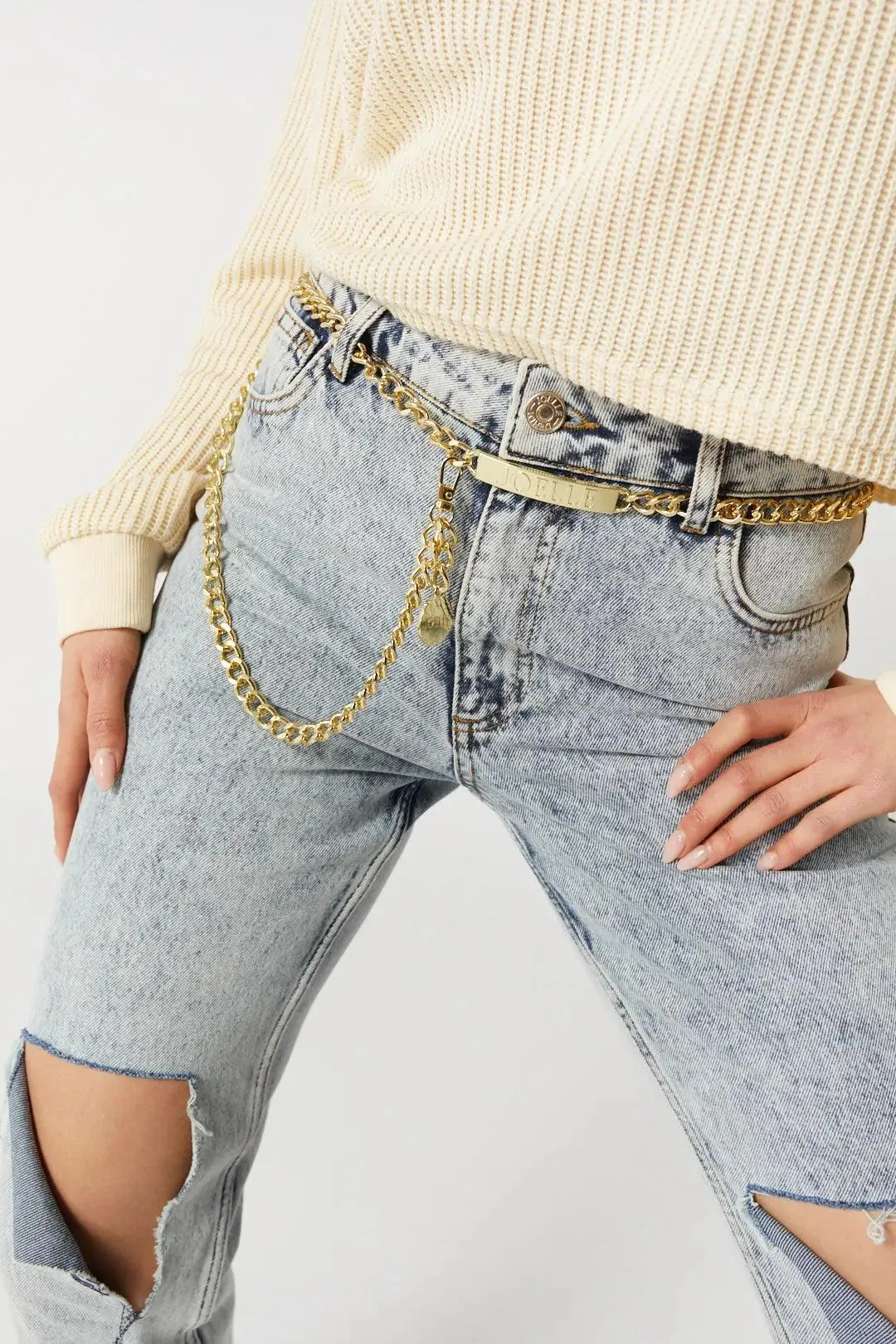 Ceinture en chaine or | Corine