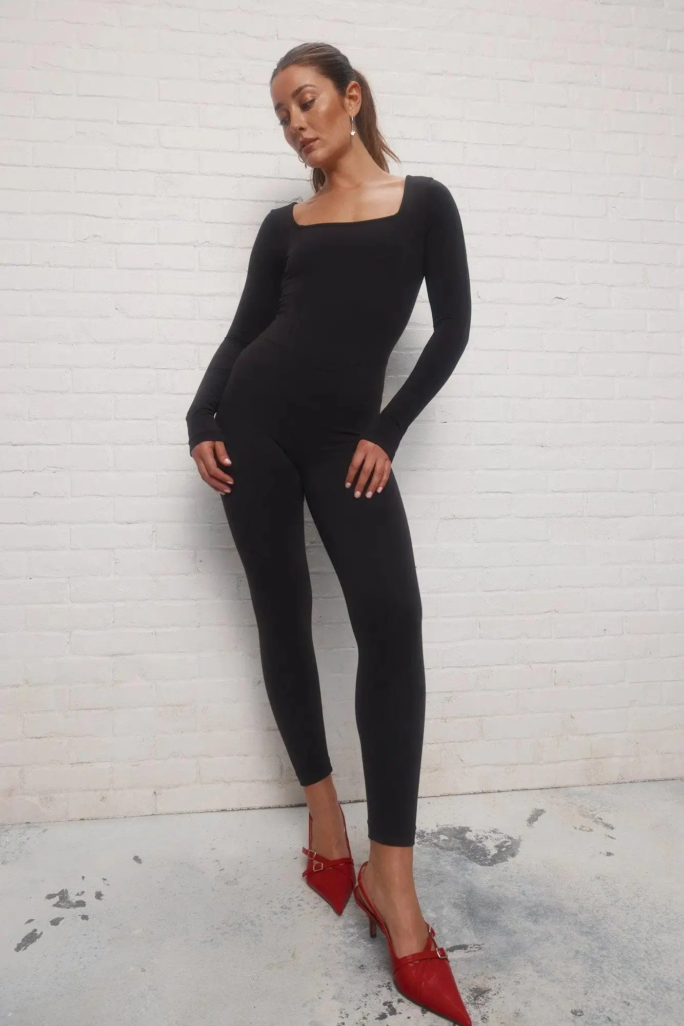 Fletcher | Combinaison noire à manches longues