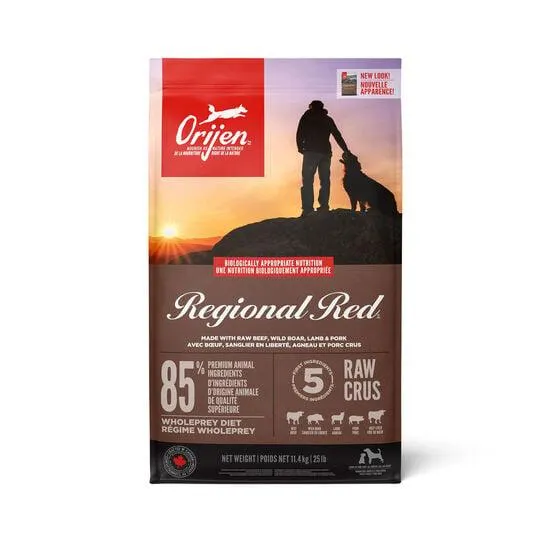 Nourriture sèche Regional Red pour chiens, 11,4 kg