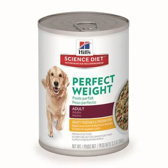 Ragoût nourrissant de légumes et de poulet « Perfect Weight » pour chiens adultes, 354 g
