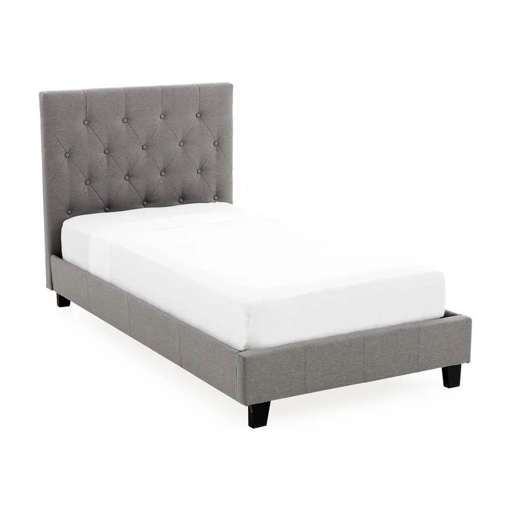 Lit rembourré en tissu - Simple