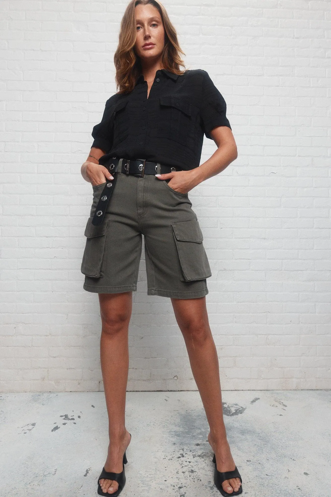Gary | Le short cargo vert