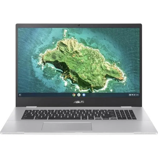 Chromebook de FHD 17.3 po CX1 d'ASUS - Celeron N4500 d'Intel/RAM 8 Go/eMMC 128 Go/ChromeOS avec 3 mois d'abonnement à Gemini Advanced