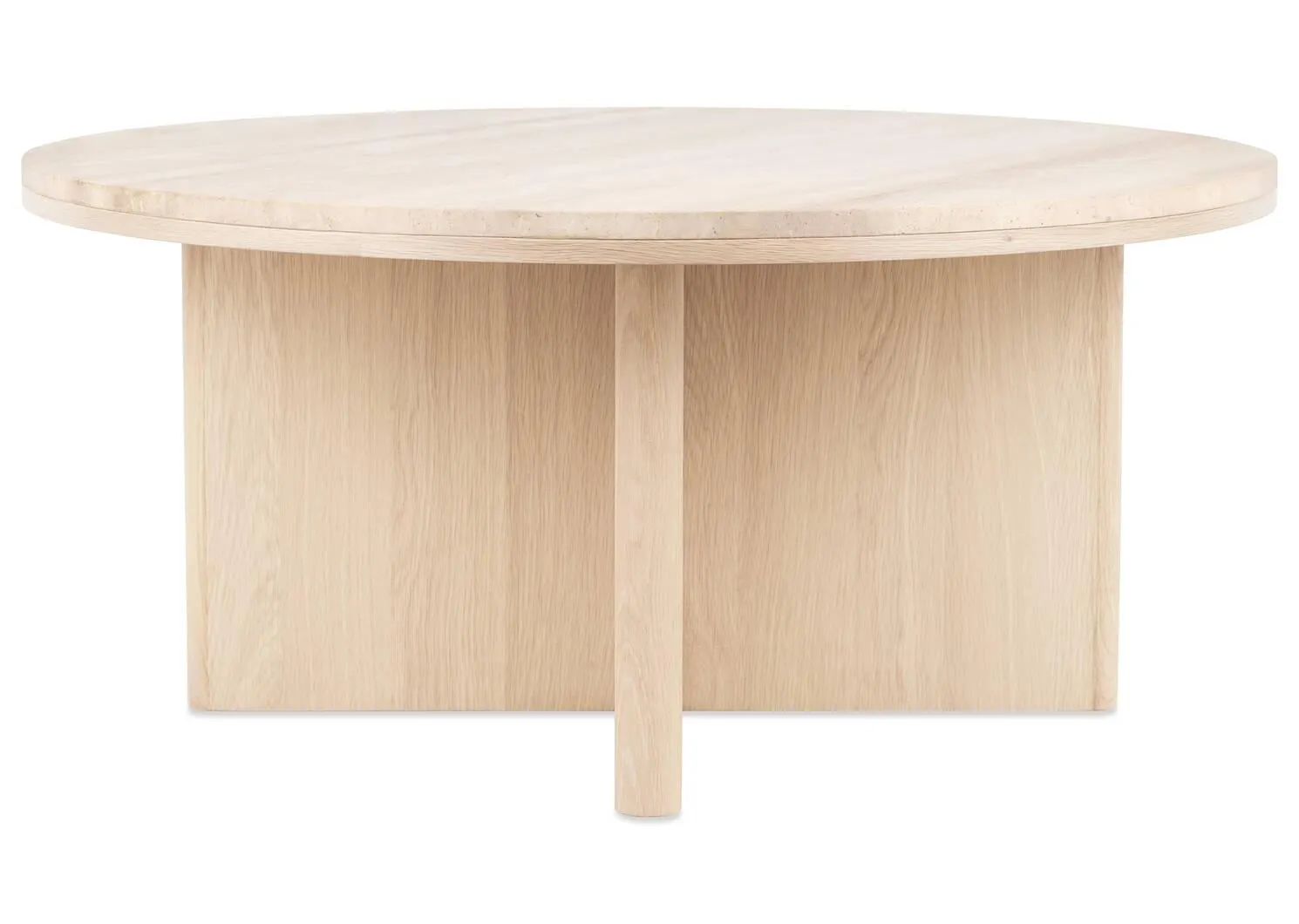 Table basse Bocelli -Lia blond/travertin