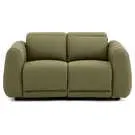 Causeuse en cuir inclinable motorisée avec appuis-tête ajustables Nice Link 4272-RLS-PH