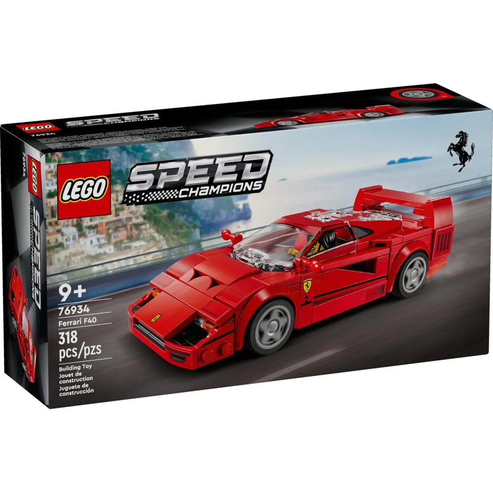 LEGO - Supercar Ferrari F40 Speed Champions - 318 pièces