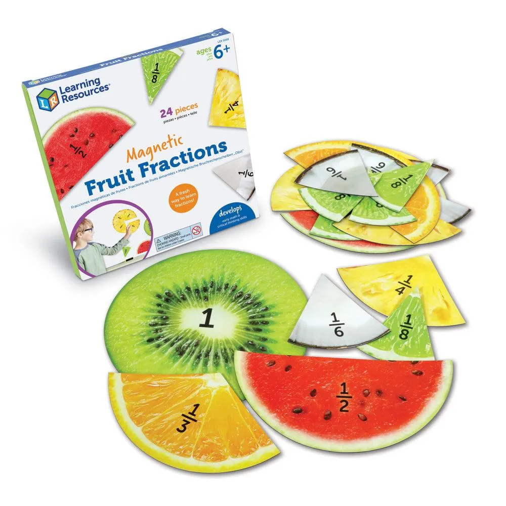 Learning Resources - Fractions magnétiques de fruits