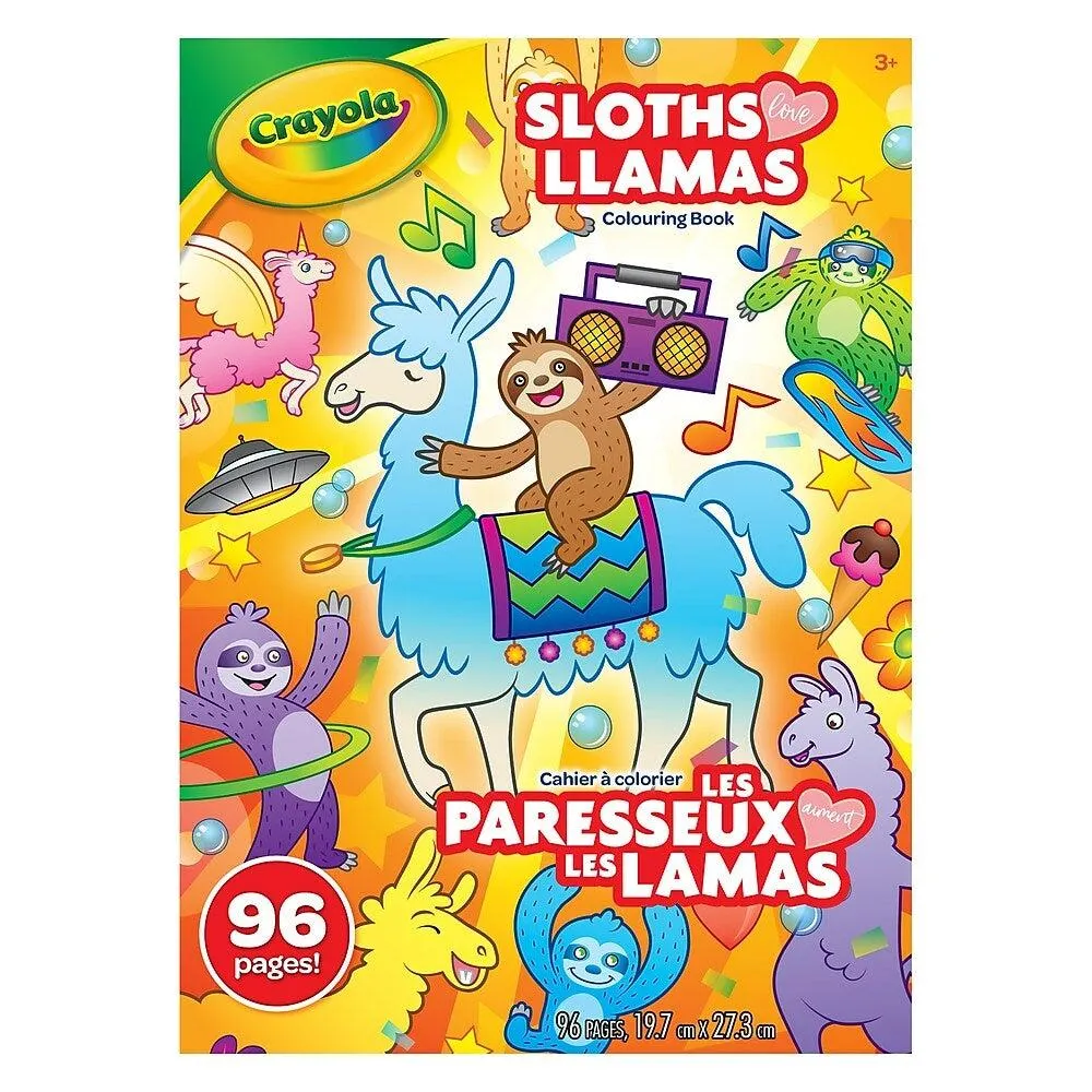 Crayola – Livre à colorier de 96 pages, motifs assortis