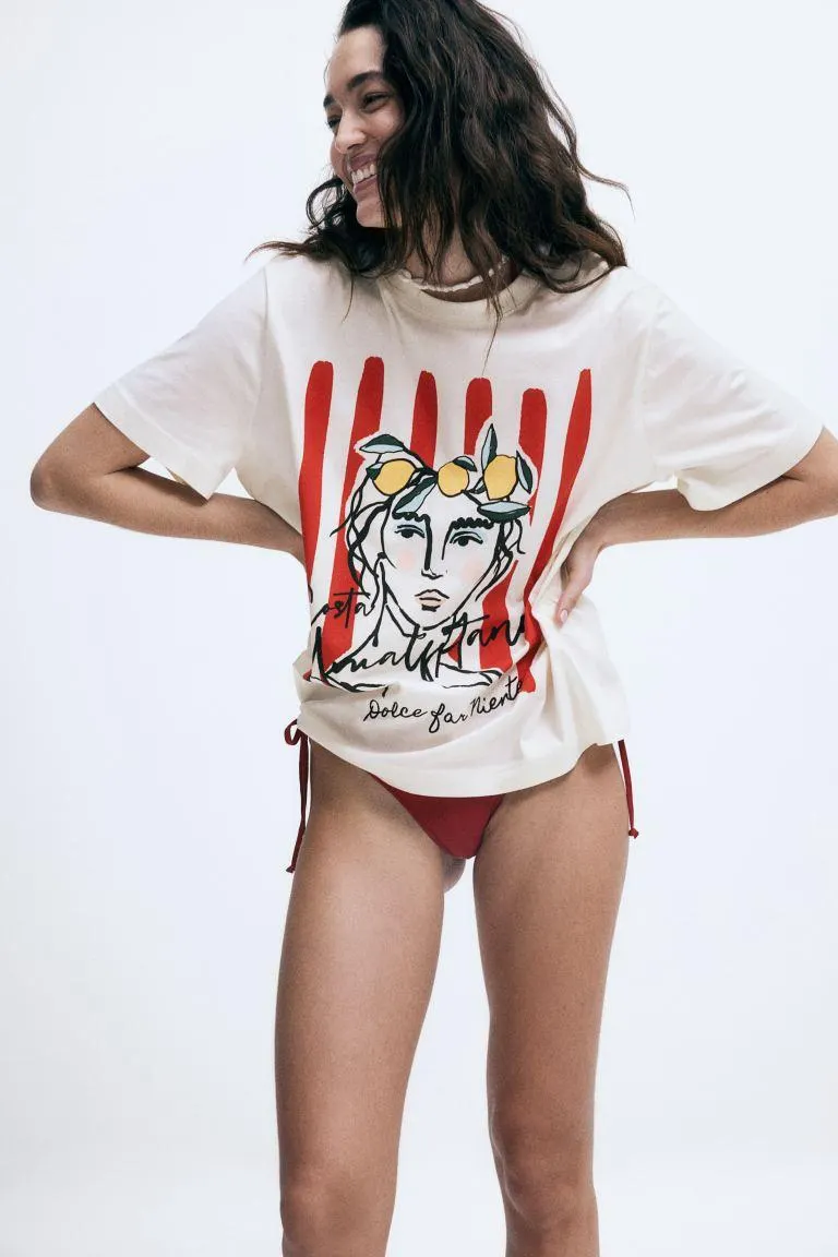 Print-motif T-shirt
