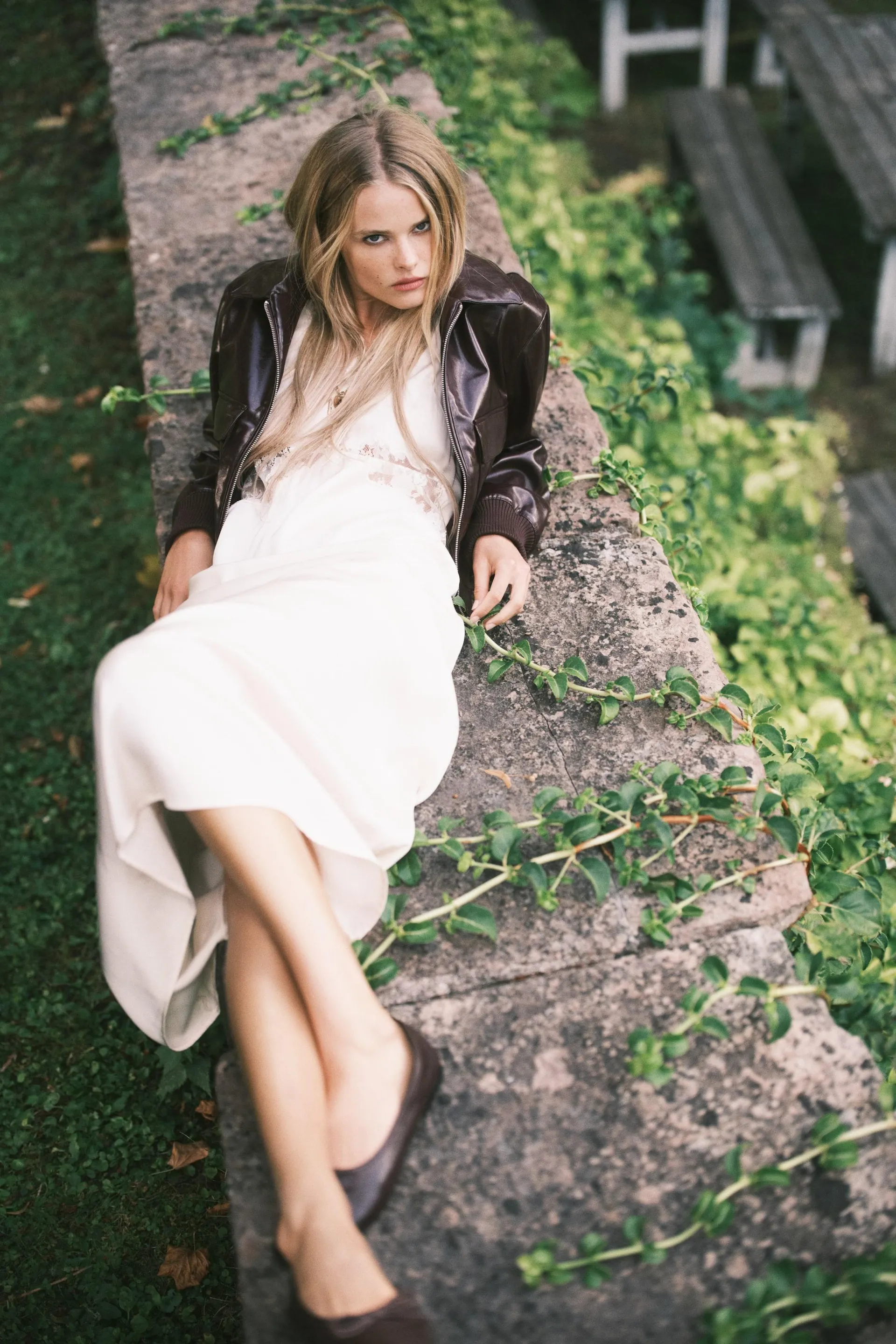 Blouson d'aviateur enduit