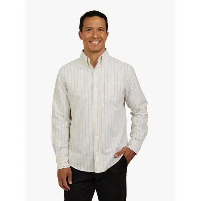 Chaps Men's and Big Men's Long Sleeve Oxford Woven Shirt, Sizes S-3XL